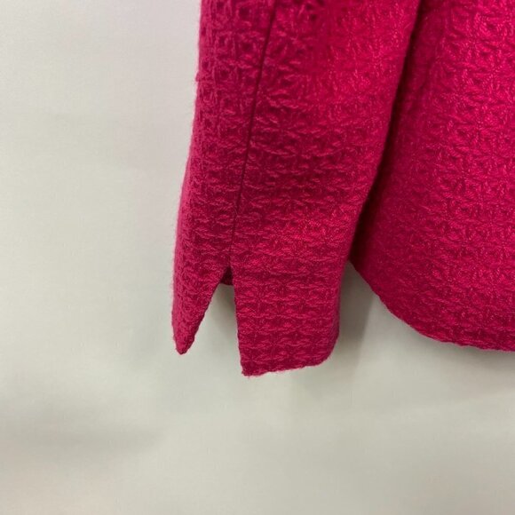 Coldwater Creek Fuchsia Pink Textured Boucle Jacket, 10 - Picture 6 of 9